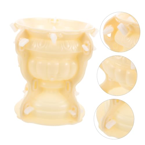 BESTonZON Runde Pflanzkübel Form Kunststoff Blumentopf Gießform DIY Bastelset Europäischer Stil Pflanzgefäß Modell für Zimmerpflanzen Kreative Handwerksgestaltung BESTonZON Runde Pflanzkübel Form Kunststoff Blumentopf Gießform DIY Bastelset Europäischer Stil Pflanzgefäß Modell für Zimmerpflanzen Kreative Handwerksgestaltung von BESTonZON