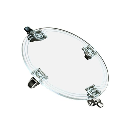 BESTonZON Runder Transparenter Acryl Pflanzenroller Stabiler Verschiebbarer Blumentopf Untersetzer für Innen und Außenbereich Belastbar Langlebig Leicht zu Bewegen für Große Pflanzgefäße BESTonZON Runder Transparenter Acryl Pflanzenroller Stabiler Verschiebbarer Blumentopf Untersetzer für Innen und Außenbereich Belastbar Langlebig Leicht zu Bewegen für Große Pflanzgefäße von BESTonZON