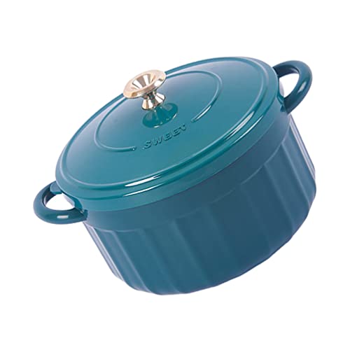 BESTonZON Sauce Topf Auflauf Pfanne Stockpot: Nonstick Saucier Pfanne Ramen Nudel- Topf Herd Doppel- Griffe zum Kochen Eintopf Suppe Pasta Gem¨¹se von BESTonZON