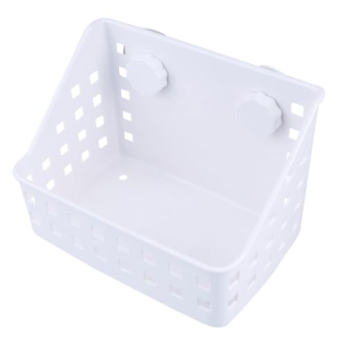 BESTonZON Saugnapf Futtertrog für Kleintiere Stabile Futterstation mit Grashalterung Geeignet für Kaninchen Meerschweinchen Chinchillas Einfach zu Befestigen an Käfiggittern Langlebiges von BESTonZON