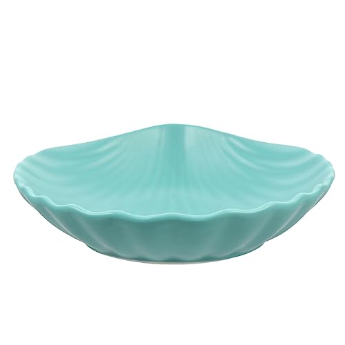 BESTonZON Schalenförmiger Dessertteller Aus Vielseitige Servierplatte Für Snacks Und Salate Für Zuhause Und Partys Elegantes Design Pflegeleicht Und Bruchsicher von BESTonZON