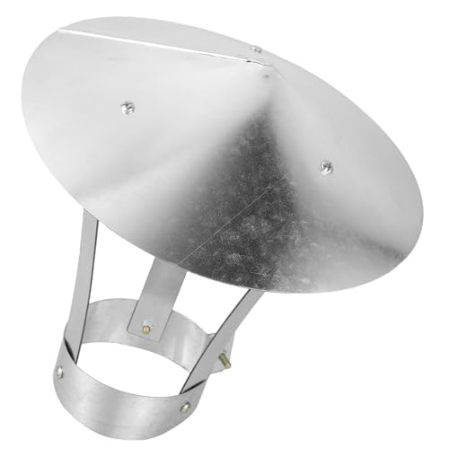 BESTonZON Schornsteinabdeckung aus Langlebigem Verzinktem Rohrdurchmesser Wetterfeste Regenhaube für Kamin und Belüftung Winddicht Schneefest Passgenaue Dachlüfter Abdeckung für BESTonZON Schornsteinabdeckung aus Langlebigem Verzinktem Rohrdurchmesser Wetterfeste Regenhaube für Kamin und Belüftung Winddicht Schneefest Passgenaue Dachlüfter Abdeckung für von BESTonZON