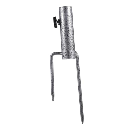 BESTonZON Schwereinsatz Sonnenschirmständer Erdspieß Ømm Strand Sandanker Strand Sonnenschirmhalter Robust Tragbar Praktisch für Garten Camping und von BESTonZON