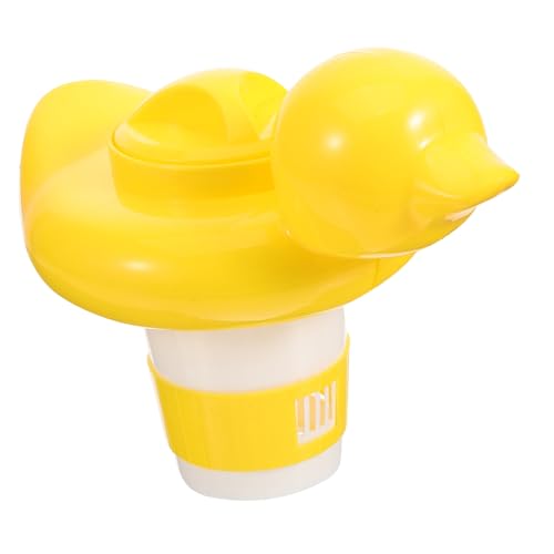 BESTonZON Schwimmender Dosierschwimmer für Pooltabletten Langlebiger Kunststoff Behälter zur Wasserqualität Vielseitiger Floater für Schwimmbad und Badezimmer Geeignet für Verschiedene von BESTonZON