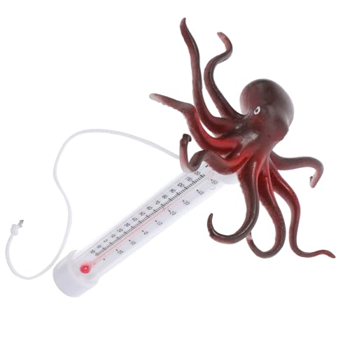 BESTonZON Schwimmendes Poolthermometer Octopus Design Präzise Wassertemperaturmessung Leicht Tragbar für Schwimmbad Spa Badewanne mit Großem Lesbarem Display BESTonZON Schwimmendes Poolthermometer Octopus Design Präzise Wassertemperaturmessung Leicht Tragbar für Schwimmbad Spa Badewanne mit Großem Lesbarem Display von BESTonZON