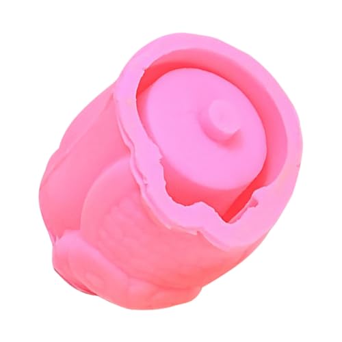 BESTonZON Silikonform Eulen Blumentopf Gießform für Beton und DIY Flexible Langlebige Silikonform mit Feinen Details für Klare Konturen Wiederverwendbar als von BESTonZON