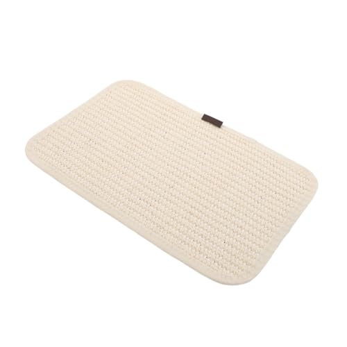 BESTonZON Sisal Katzenspielmatte rutschfest Kratzschutz für Sofa Möbel Eckenschutz Natürliche Kratzmatte aus Sisalfasern Multifunktional als Kratz Ruheplatz Einfach zu Reinigen BESTonZON Sisal Katzenspielmatte rutschfest Kratzschutz für Sofa Möbel Eckenschutz Natürliche Kratzmatte aus Sisalfasern Multifunktional als Kratz Ruheplatz Einfach zu Reinigen von BESTonZON