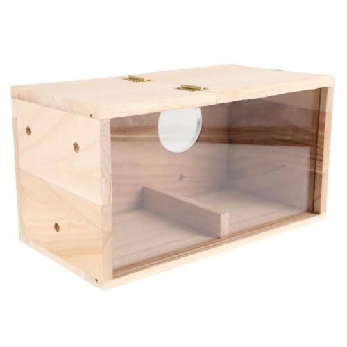 BESTonZON Sittich-Zuchtkasten – Vogel-Holzhaus, Nistkasten für Unzertrennliche, Paarungskasten, Vogelbedarf für Nymphensittiche, Finken, Kanarienvögel, Wellensittiche, Voliere BESTonZON Sittich-Zuchtkasten – Vogel-Holzhaus, Nistkasten für Unzertrennliche, Paarungskasten, Vogelbedarf für Nymphensittiche, Finken, Kanarienvögel, Wellensittiche, Voliere von BESTonZON