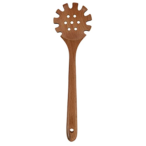 BESTonZON Spaghettilöffel Holz Nudellöffel Pastalöffel: Hitzebeständiger Nudelkelle Pasta Löffel Spaghettiheber Nudeln Pasta Schöpflöffel Holzlöffel für Spätzle Spaghettisieb Küchenhelfer von BESTonZON