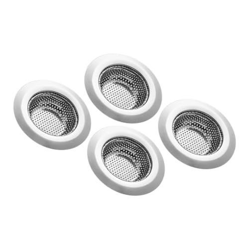 BESTonZON Spülbeckensieb Aus Edelstahl mit 11 5 cm Breiter Öffnung 4-teiliges Abflusssieb-Set für Küchenspüle Abflussfänger von BESTonZON