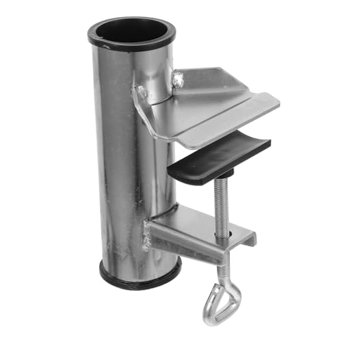 BESTonZON Stabiler Sonnenschirmhalter Balkonhalterung Verstellbare Klemme für Outdoor Schirmständer Strandschirm Terrassenhalterung Windfester Sonnenschirm Clip für Patio und Garten von BESTonZON