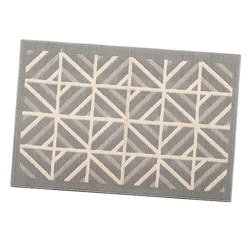 BESTonZON Staubentfernungstürpolster waschbarer Teppich Badezimmermatte für Form groß Boden fußmatte Anti-Rutsch-Heimmatte Innentürmatte Innenmatte Eingangsmatte Polypropylenfasern Hellgrau BESTonZON Staubentfernungstürpolster waschbarer Teppich Badezimmermatte für Form groß Boden fußmatte Anti-Rutsch-Heimmatte Innentürmatte Innenmatte Eingangsmatte Polypropylenfasern Hellgrau von BESTonZON