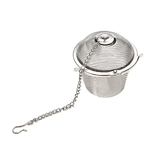 BESTonZON Suppe Spice Filter Metall Tee Ball Tee-intervall-diffusor Blüte Tee Kugeln Metallsieb Türkei Friteusen Korb Tee-ei Zum Kochen Gewürzfilter Lose Tee Sieb Teebeutel Würze Tee Kochen BESTonZON Suppe Spice Filter Metall Tee Ball Tee-intervall-diffusor Blüte Tee Kugeln Metallsieb Türkei Friteusen Korb Tee-ei Zum Kochen Gewürzfilter Lose Tee Sieb Teebeutel Würze Tee Kochen von BESTonZON