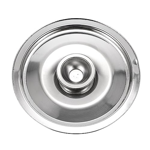 BESTonZON Topfdeckel Edelstahl-Pfannendeckel 14 Cm Bratpfannen-Topfdeckel Kleiner Kochtopfdeckel Ersatz-Gewürztopfdeckel Speck-Fettbehälter-Deckel Für Mini-Pfannen Becher von BESTonZON