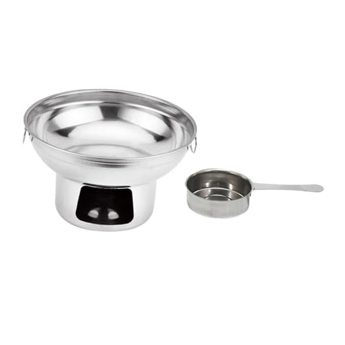 BESTonZON Tragbarer Alkohol Hotpot aus Edelstahl Leicht Wasserfest Robustes Kochgeschirr für Outdoor und Zuhause Praktisches Teilige für Camping und Picknick von BESTonZON