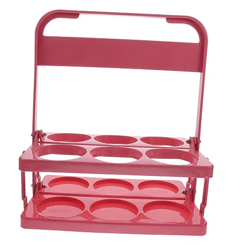 BESTonZON Tragbarer Bierflaschenhalter Klappbares Flaschen Regal Robustem für Täglichen Gebrauch für Bar Party und Outdoor Aktivitäten von BESTonZON