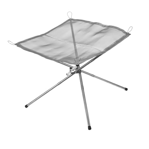 BESTonZON Tragbarer Faltbarer Camping Feuerstelle Grillrost Robustes Effizientes Outdoor Rack Mittlere für Camping Wandern und Picknick BESTonZON Tragbarer Faltbarer Camping Feuerstelle Grillrost Robustes Effizientes Outdoor Rack Mittlere für Camping Wandern und Picknick von BESTonZON