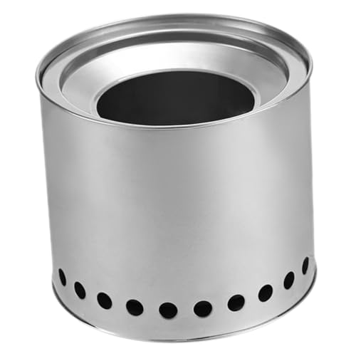 BESTonZON Mini Tragbarer Feuergrill Kompakte Feuerstelle Für Camping Und Outdoor Multifunktionale Kleine Feuerstelle Für Garten Und Balkon Für Grillabende Und Gemütliche Feuerrunden von BESTonZON
