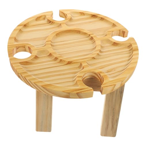 BESTonZON Tragbarer Klappbarer Picknick weintisch mit Stabilem Stand Praktisch und Leicht für Outdoor Camping Strand Garten Perfekter Getränketisch für Weinliebhaber und Picknickspaß BESTonZON Tragbarer Klappbarer Picknick weintisch mit Stabilem Stand Praktisch und Leicht für Outdoor Camping Strand Garten Perfekter Getränketisch für Weinliebhaber und Picknickspaß von BESTonZON