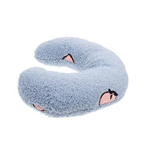 BESTonZON U-förmiges Nackenkissen Für Haustiere Bequemes Halswirbelsäulenschutz-Kissen Geeignet Für Katzen Tragbares Schlafkissen Aus Hochwertigen Materialien von BESTonZON