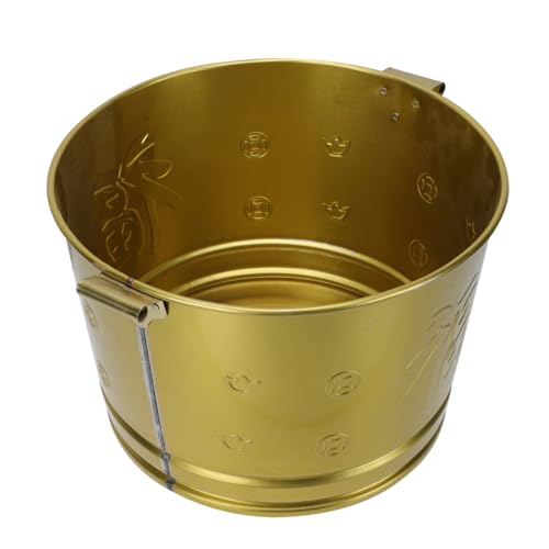 BESTonZON Verbrennungstonne Goldener Brenneimer mit Antikem Muster Langlebig und für Hausgebrauch und Garten Vielseitiger Opferbehälter zur Sicheren Verbrennung von Papier und Geldscheinen BESTonZON Verbrennungstonne Goldener Brenneimer mit Antikem Muster Langlebig und für Hausgebrauch und Garten Vielseitiger Opferbehälter zur Sicheren Verbrennung von Papier und Geldscheinen von BESTonZON