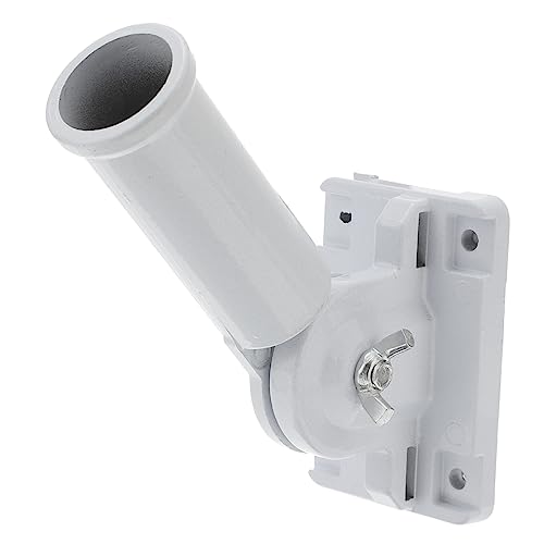 BESTonZON Verstellbarer Wand Fahnenhalter Aluminiumlegierung Einstellbarer Fahnenmast Halter für Innendurchmesser Langlebige Wandhalterung für Nationalflaggen Schaufenster und Feierflags von BESTonZON