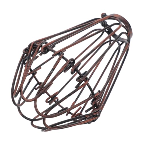 BESTonZON Vintage Eisen draht Lampenschirm Hängender Metallkäfig Lampenschirm Industrieller Retro Stil Robustes Eisen Kunst Design Vielseitig für Wohnzimmer Veranda Hotel und Schlafzimmer von BESTonZON