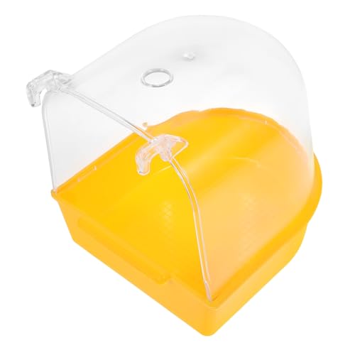 BESTonZON Vogelbad Aufhängen für Wellensittiche und Papageien Leichte Badewanne aus Langlebigem Geeignet für Wasserbäder Praktische Vogeltränke für Käfige und Kleine Vögel BESTonZON Vogelbad Aufhängen für Wellensittiche und Papageien Leichte Badewanne aus Langlebigem Geeignet für Wasserbäder Praktische Vogeltränke für Käfige und Kleine Vögel von BESTonZON