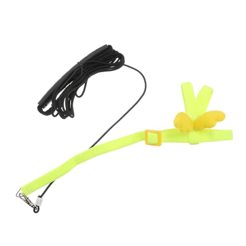 BESTonZON Vogelleine Geschirr aus Robustem Nylon Leine mit Bissfestem Metallketten vogelgeschirr für Wellensittiche Nymphensittiche und Kleine Papageien Outdoor Training Sicher und Bequem von BESTonZON