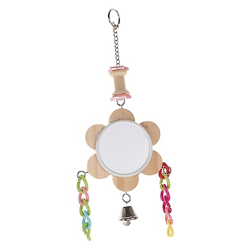 BESTonZON Vogelspiegel für Papageien und Wellensittiche Robustes Kauspielzeug mit Aufhängung Großer Spiegel für Käfig Langlebiger Spielspaß zur Beschäftigung und Zahnpflege Kleiner Vögel BESTonZON Vogelspiegel für Papageien und Wellensittiche Robustes Kauspielzeug mit Aufhängung Großer Spiegel für Käfig Langlebiger Spielspaß zur Beschäftigung und Zahnpflege Kleiner Vögel von BESTonZON