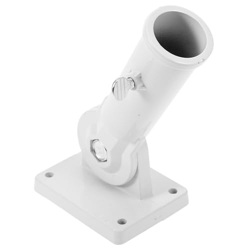 BESTonZON Wandmontierte Fahnenmast Halterung Verstellbarer Metall Fahnenhalter für und Außenbereich für Garten Fußballfelder und Feiertagsdekorationen von BESTonZON