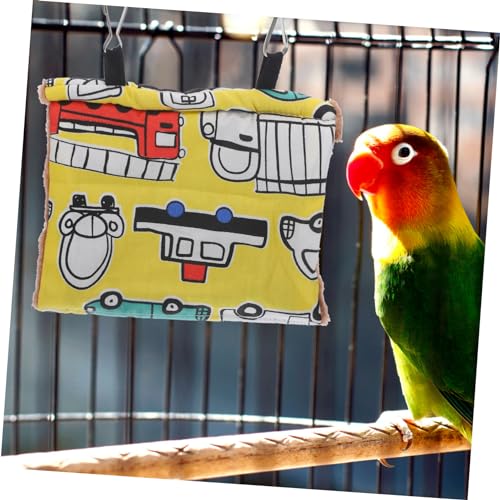 BESTonZON Warmer Vogelhängematten Nest aus Weichem Verschleißfest und Langlebig Geeignet für Papageien und Kleine Vögel Bietet Geräumigen Schlaf und Spielbereich Einfach an Käfigen zu von BESTonZON