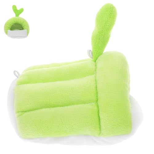 BESTonZON Warmes Hamsternest aus Weichem Baumwollstoff Kuscheliges Nagetierversteck für Hamster Meerschweinchen und Kaninchen Einfach zu Reinigen als Tragbares Schlafhaus für Kleine von BESTonZON