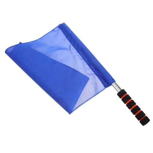 BESTonZON Warnsignal Flagge Handheld Verkehrszeichen Fahne Leichtes Material Hohe Sichtbarkeit für Linienrichter und Sportveranstaltungen Geeignet für Fußball und Rennspiele von BESTonZON