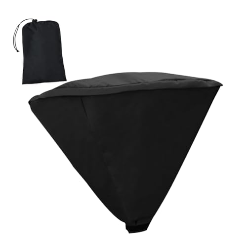 BESTonZON Wasserdichte Gartenheizer Abdeckhaube aus Robustem Polyester Wetterfeste Schutzhuelle für Terrassenstrahler UV beständig Winddicht mit Belueftung Passend für Outdoor Heizstrahler von BESTonZON