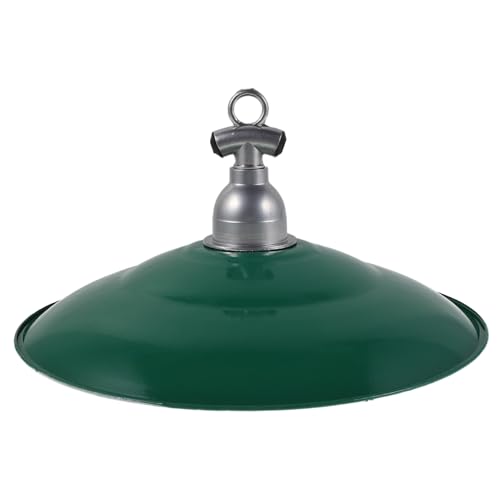 BESTonZON Wasserdichter Emaille Lampenschirm Robuster Outdoor Lampenschutz für Pergola Garten und Wetterfester Regenfester Industrielampen-abschirmung für Hängende Leuchten von BESTonZON