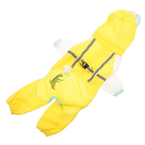 BESTonZON Wasserdichter Regenmantel für Kleine und Mittelgroße Hunde Reflektierender Leichter Welpen Regenoverall Einfach Tragbar Wetterfest für Nasse und Kalte Tage BESTonZON Wasserdichter Regenmantel für Kleine und Mittelgroße Hunde Reflektierender Leichter Welpen Regenoverall Einfach Tragbar Wetterfest für Nasse und Kalte Tage von BESTonZON