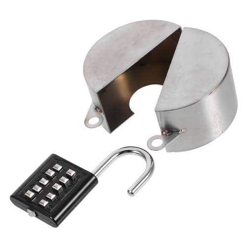 BESTonZON Wasserhahn Schutzabdeckung mit Zahlenschloss Outdoor Spigot Lock System für Garten und Winter Einfacher Einbau Robustes Diebstahlventil Schützt vor Unbefugtem Zugriff von BESTonZON