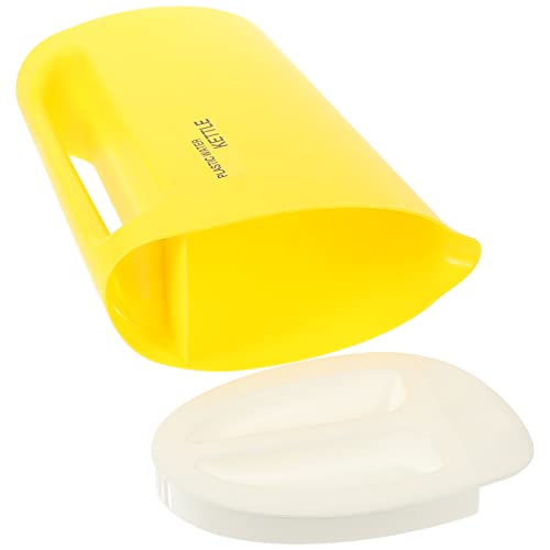 BESTonZON Wasserkrug Mit Deckel Kühlschrankkrug Saftkrug Kunststoff Wasserkanne Plastik Saftkaraffe Karaffe Teekessel Hei? Kaltsaft Tee Spender für KTV Zuhause Küche Büro 2200ML Gelb BESTonZON Wasserkrug Mit Deckel Kühlschrankkrug Saftkrug Kunststoff Wasserkanne Plastik Saftkaraffe Karaffe Teekessel Hei? Kaltsaft Tee Spender für KTV Zuhause Küche Büro 2200ML Gelb von BESTonZON