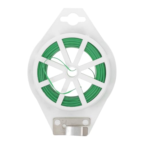 BESTonZON Weicher Grüner Gartendraht mit Integriertem Cutter Flexible Pflanzendraht Bindedraht für Kletterpflanzen und Sträucher Pflanzenschonende Twist Ties für Gartenbindung BESTonZON Weicher Grüner Gartendraht mit Integriertem Cutter Flexible Pflanzendraht Bindedraht für Kletterpflanzen und Sträucher Pflanzenschonende Twist Ties für Gartenbindung von BESTonZON