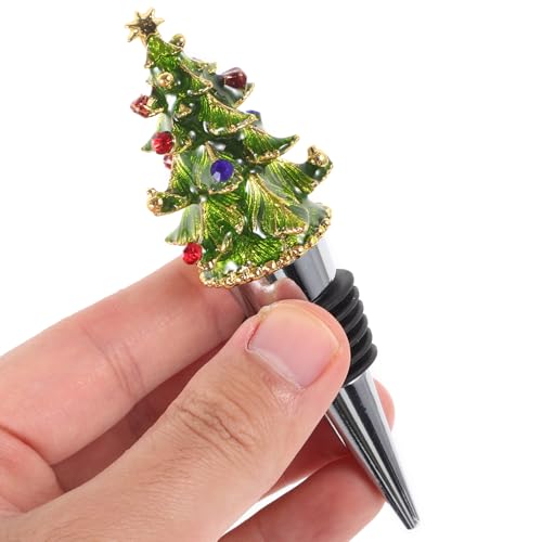 BESTonZON Weihnachten Flaschenverschluss Weinstopper Weihnachtsbaum Weinstopfen Flaschenverschlüsse Christbaum Flaschen Topper für Weihnachtsfeier Party Weinflaschen Dekoration BESTonZON Weihnachten Flaschenverschluss Weinstopper Weihnachtsbaum Weinstopfen Flaschenverschlüsse Christbaum Flaschen Topper für Weihnachtsfeier Party Weinflaschen Dekoration von BESTonZON