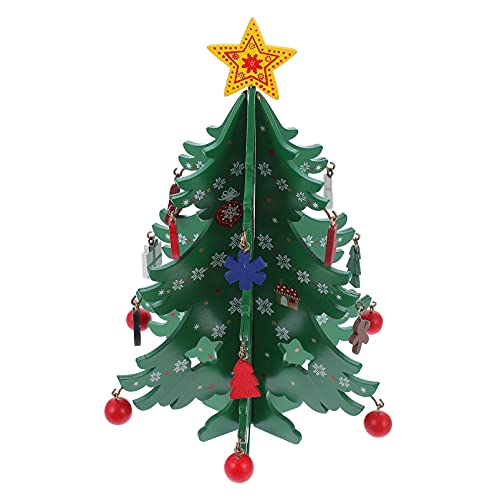 BESTonZON Weihnachtsbaum Aus Holz Weihnachtsfeier Baum Weihnachtsbaum Handwerk Mini-weihnachtsbäume Für Den Tisch Mini-weihnachtsmodell Weihnachtsdeko Dreidimensional Dekorationen Hölzern 3D von BESTonZON