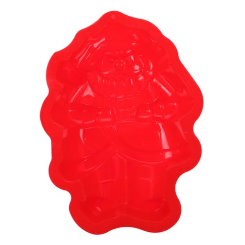 BESTonZON Weihnachtsmann Silikonformen Für Kuchen Silikon Backform Fondantformen Diy Backutensilien Für Cupcakes Schokolade Und Dessert Zufällige Farbe Für Festliche Dekoration von BESTonZON