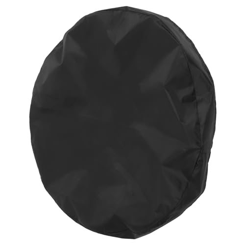 BESTonZON Wetterfeste Feuerstellenabdeckung aus Oxford Gewebe Runde Abdeckung für Outdoor Feuerschale und Bbq Robuste Wiederverwendbare Schutzhaube für Gartengrill und Feuerplatte von BESTonZON