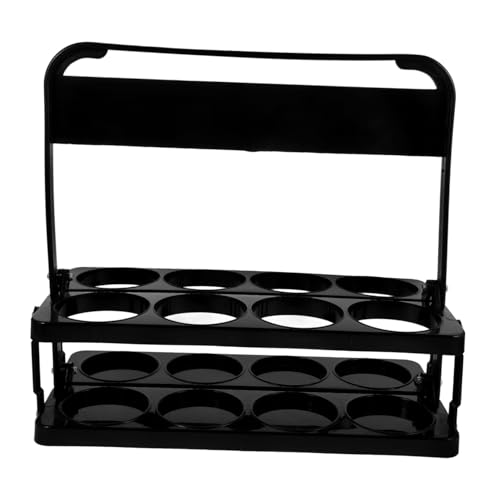 BESTonZON Tragbarer Fach Flaschenhalter aus Bruchfestem Material mit Griff Faltbarer Getränketräger für Wasserflaschen und Bier Robuster Flaschenträger für Fußballtraining und Outdoor BESTonZON Tragbarer Fach Flaschenhalter aus Bruchfestem Material mit Griff Faltbarer Getränketräger für Wasserflaschen und Bier Robuster Flaschenträger für Fußballtraining und Outdoor von BESTonZON