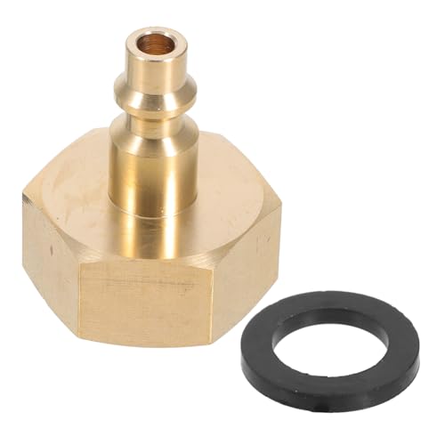 BESTonZON Winterfester Schlauchadapter mit Schnellkupplung Luftdichter Rv Blowout Stecker für Gartenwasseranschluss Vielseitig für Wohnwagen Bewässerungssysteme Robust und Auslaufsicher von BESTonZON