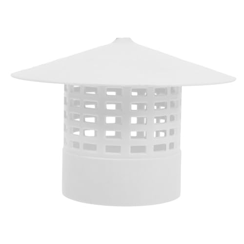 BESTonZON wasserdichte PVC Schornsteinabdeckung mit Seitlichem Vogelschutz Langlebige Regenhaube für Outdoor holzöfen und Gartenkamine Wind Schneesicher von BESTonZON