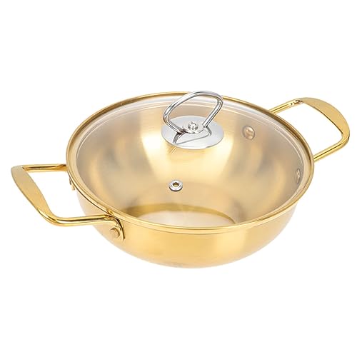 Dampfgarer Für Lebensmittel Metalldampfkorb Goldene Kochutensilien Meeresfrüchte Instantnudeltopf Suppe Rostfreier Kochtopf Edelstahlpfanne Edelstahltopf Küchenzubehör BESTonZON Dampfgarer Für Lebensmittel Metalldampfkorb Goldene Kochutensilien Meeresfrüchte Instantnudeltopf Suppe Rostfreier Kochtopf Edelstahlpfanne Edelstahltopf Küchenzubehör BESTonZON von BESTonZON