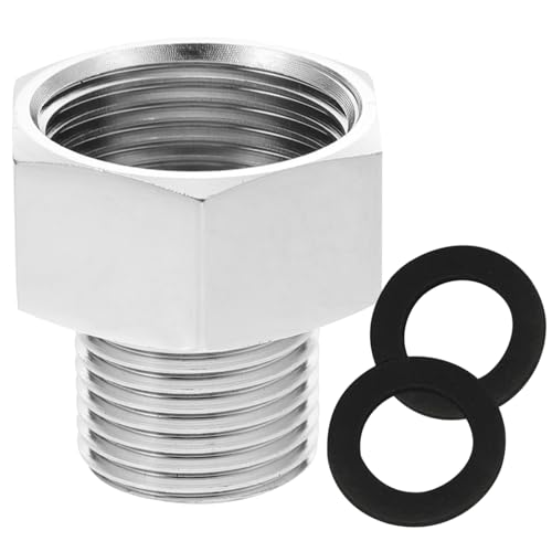 Faucet Adapter Wasserhahnanschluss Innengewinde Außen Gewinde Hochdruckbeständig Langlebig für Gartenschlauch und Küchenspüle von BESTonZON