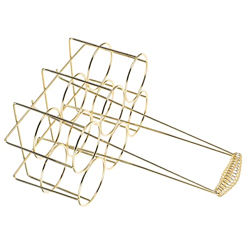 BESTonZON Flaschentr?ger Metall Getr?nketr?ger f¨¹r 6 Flasche Golden Legierung Weinflaschenhalter Rotwein Sekt Bier Flasche Milchflaschen Aufbewahrung Zuhause Restaurant Party BESTonZON Flaschentr?ger Metall Getr?nketr?ger f¨¹r 6 Flasche Golden Legierung Weinflaschenhalter Rotwein Sekt Bier Flasche Milchflaschen Aufbewahrung Zuhause Restaurant Party von BESTonZON